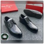 Men’s Brown Leather Lace-Up Shoes - Image 2