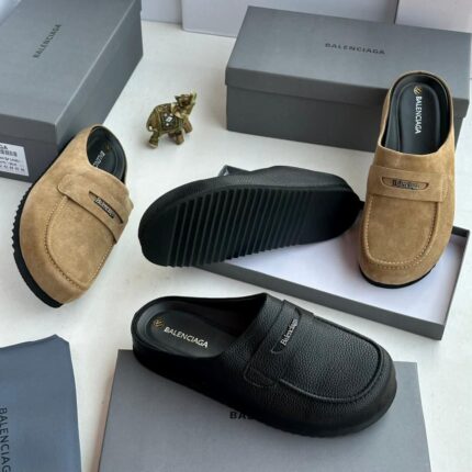 Men’s Suede & Leather Mules