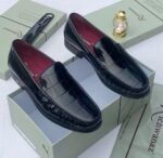 Richwanaz Glossy Croc-Embossed Men’s Corporate Loafers 3