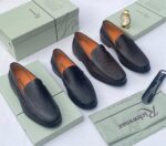 Richwanaz Woven Leather Loafers