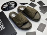 Diesel Slides with Embossed D Logo