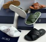 Men’s Crisscross Slides with CD Buckle