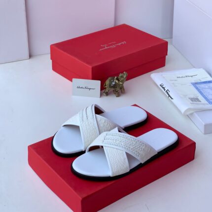 Salvatore Ferragamo Red Branded Shoe Box