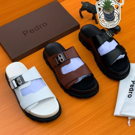 Double-Strap Slide Sandals / Mule Slides