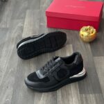 Brooklyn Black Leather Sneakers
