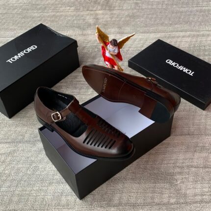 Men’s Black Leather Sandals