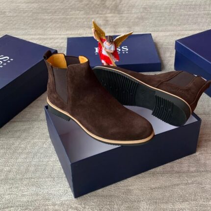 Men’s Black Suede Chelsea Boots