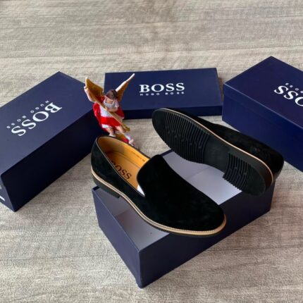 Men’s Blue Suede Loafers