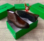 Men’s Brown Leather Lace-Up Boots