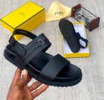 Roma Gray Leather Ankle Strap Sandals