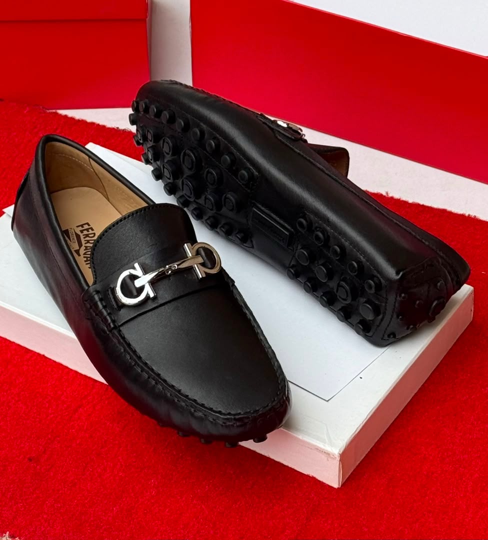 Salvatore Ferragamo Gancini Driving Loafers Salvatore Ferragamo Gancini Driving Loafers