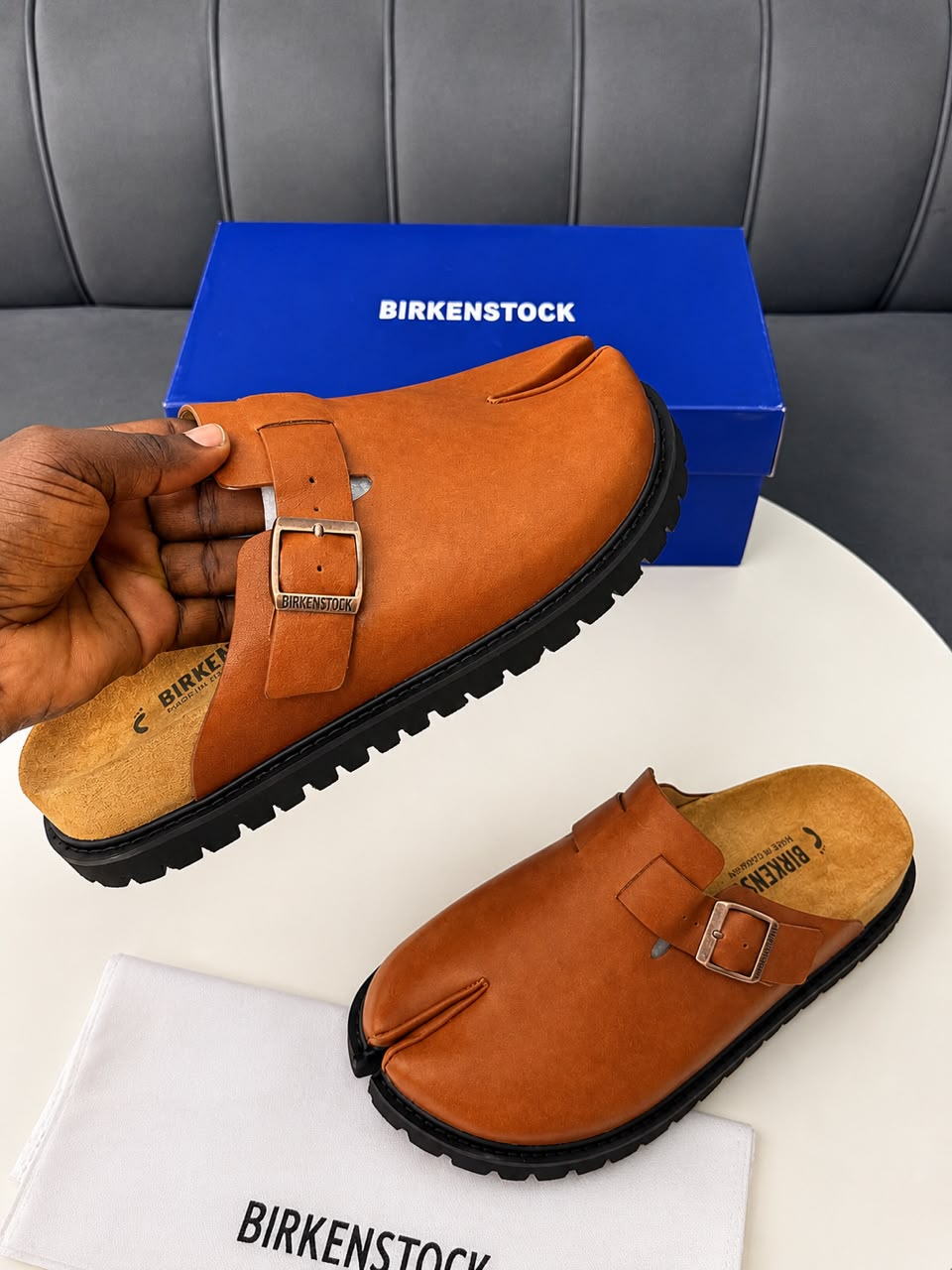 Split-Toe Suede Clogs Birkenstock-Inspired Tabi Style Split-Toe Suede Clogs | Birkenstock-Inspired Tabi Style