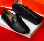 Tod’s Gommino Textured Leather Driving Loafers 1