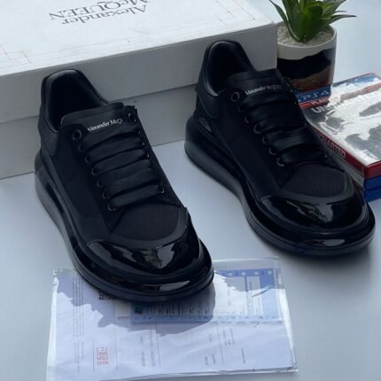 Alexander McQueen Black Oversized Sneakers