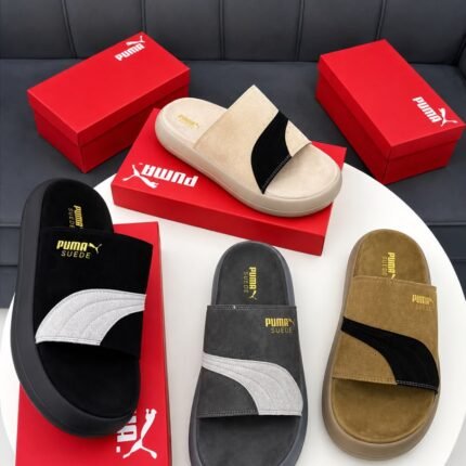 Puma Leadcat 2 0 Suede Platform Slides