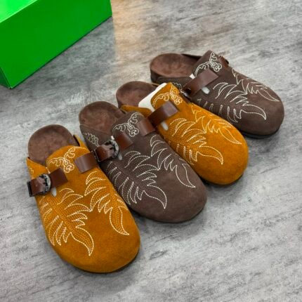 Western Inspired Suede Clogs