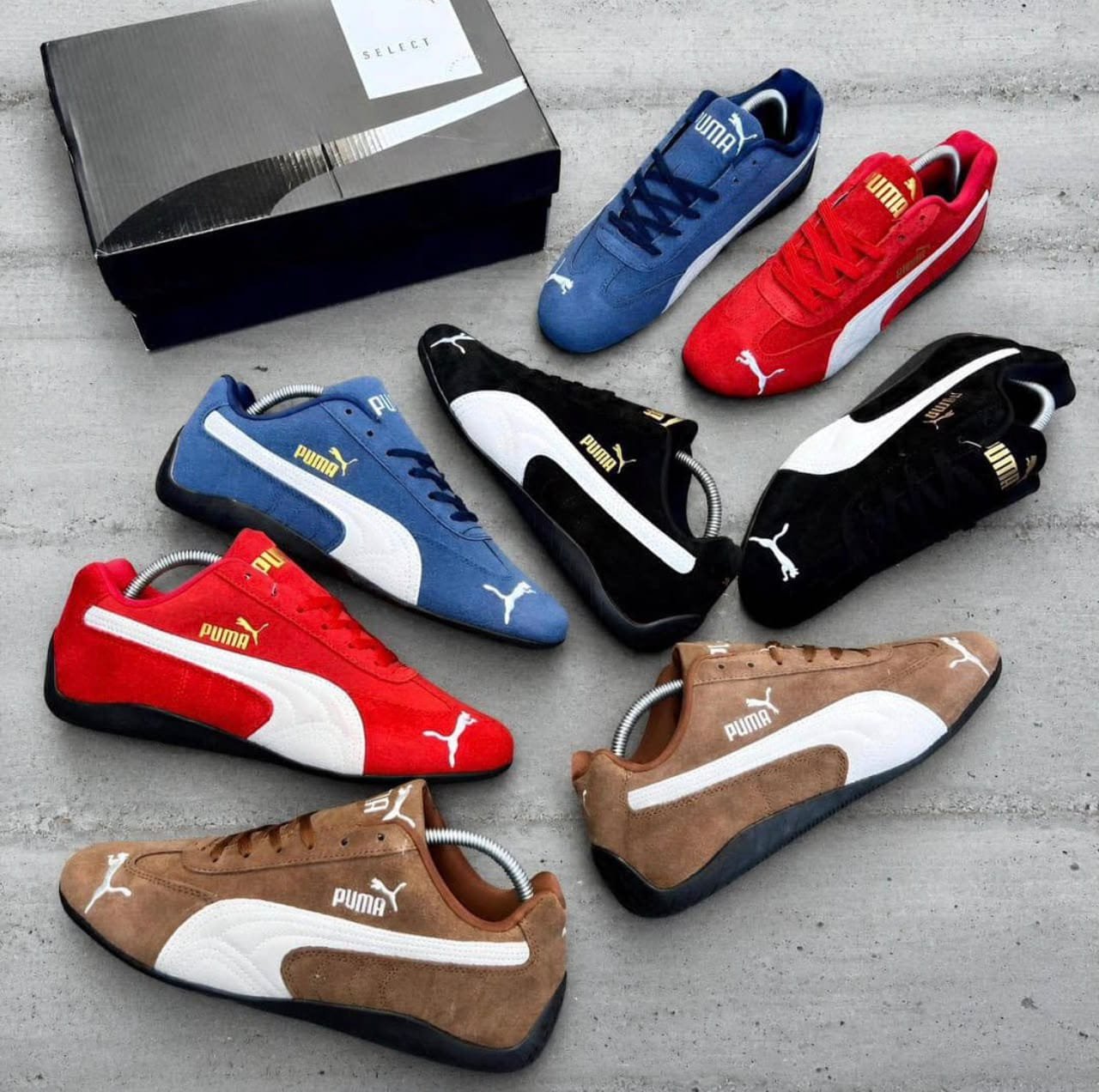 Puma Speedcat OG Mens Haute Coffee Frosted Ivory Brown Suede Sneakers Nigeria Puma Speedcat OG Mens Haute Coffee Frosted Ivory Brown Suede Sneakers Nigeria