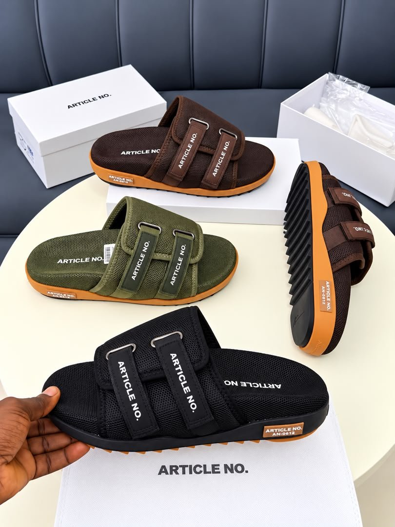 Article No Mens Black Double Strap Mesh Slides Adjustable Velcro Orange Sole Article No Mens Black Double Strap Mesh Slides Adjustable Velcro Orange Sole